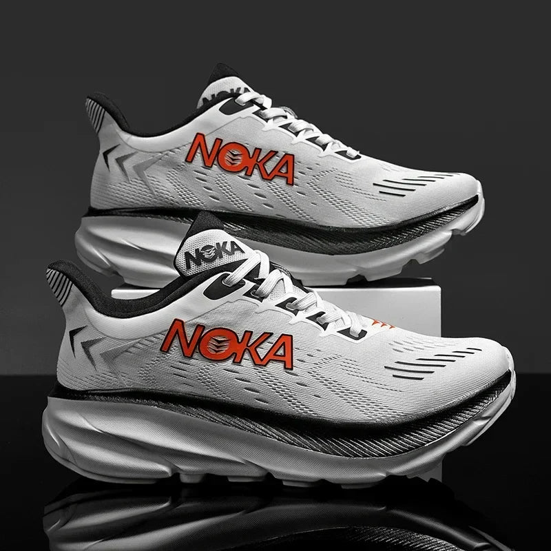 Men's Running Shoes Outdoor Couple Non-Slip Jogging Breathable Cushioning Luxury shoes Trainer Race Sneakers Mesh Off-road Shoes