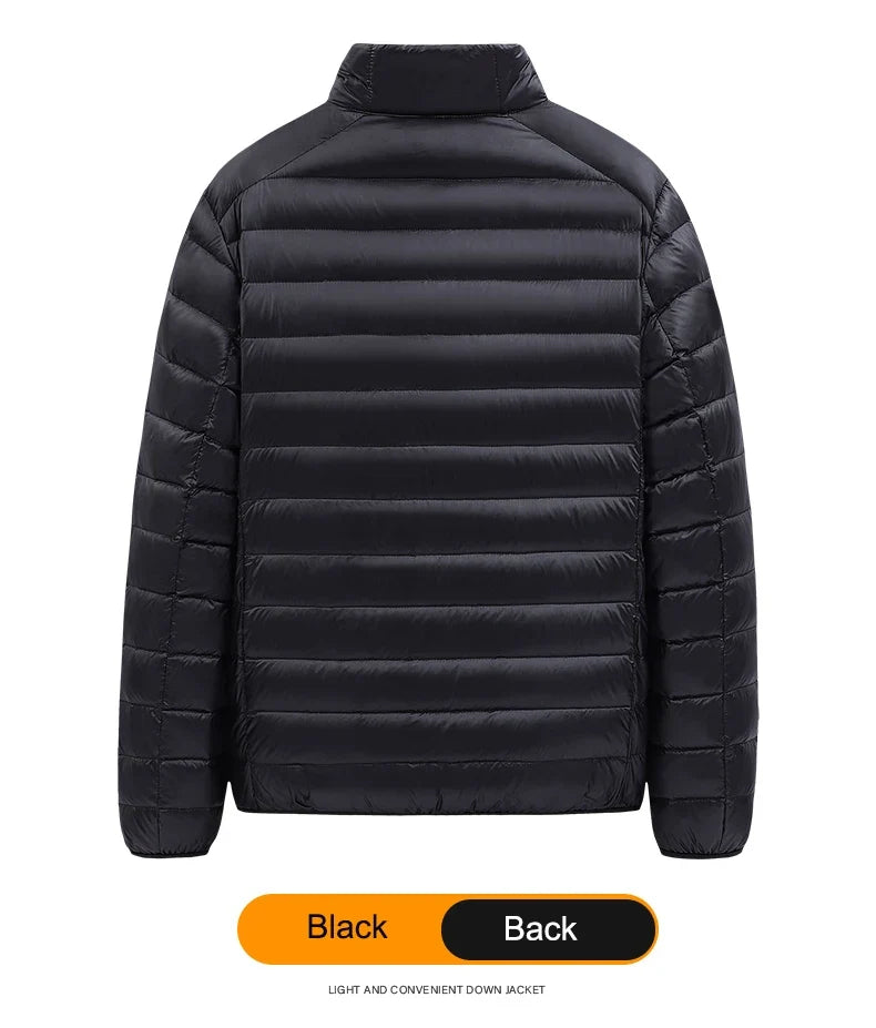 50% Down Jackets Men's Ultralight Hiking Camping Trekking Winter Coat Outdoor Windproof Warm Puffer Jacket Packable
