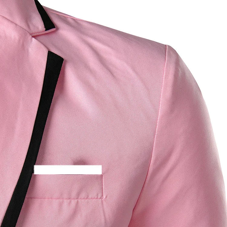 Man Party Dresses Leather Dress Coats Suits Blazer Clothing Men's Solid Color Suit Coat Mens Blazers