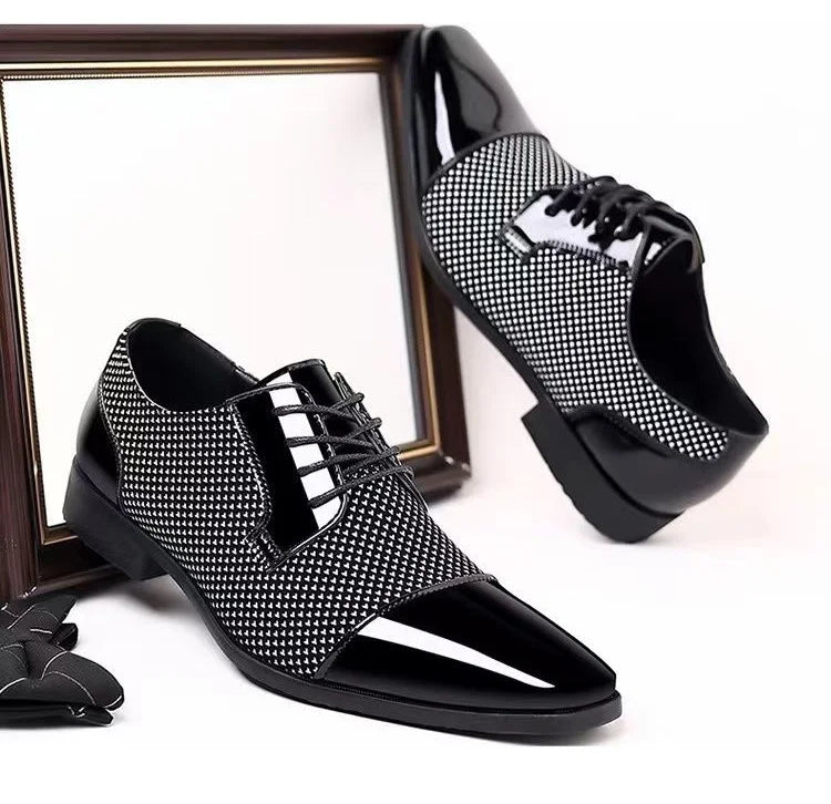 Dress Shoes Man Casual Business Pointed Toe Social Shoe for Men Breathable In Summer Leather Luxury Designer Clothing Low Price