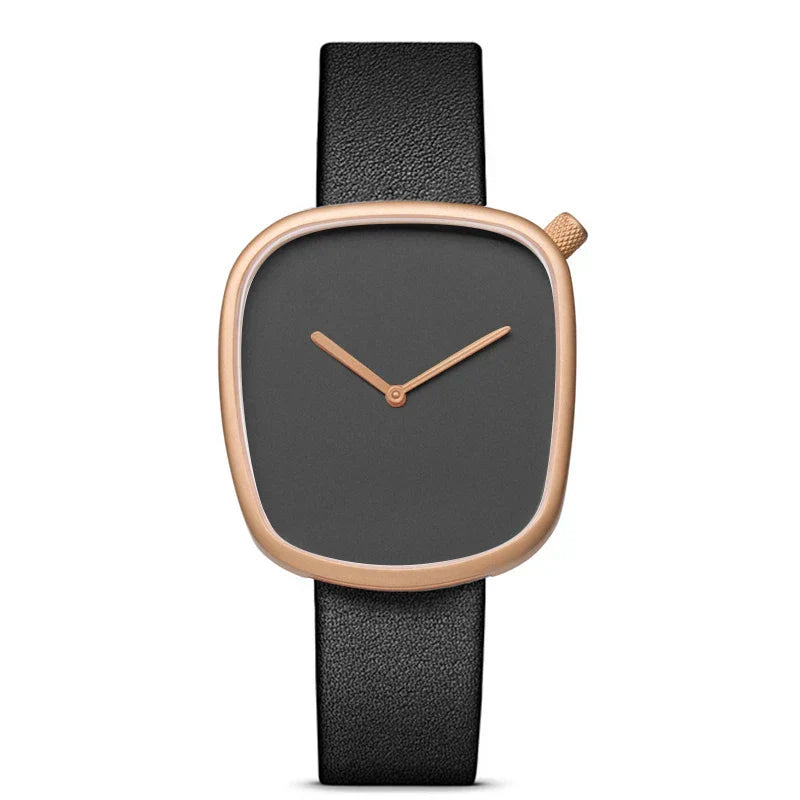 Watch Minimalist Men's Square Fashion Ultra thin Watch Minimalist Women's High Quality Elegant Quartz Watch Clock Gift