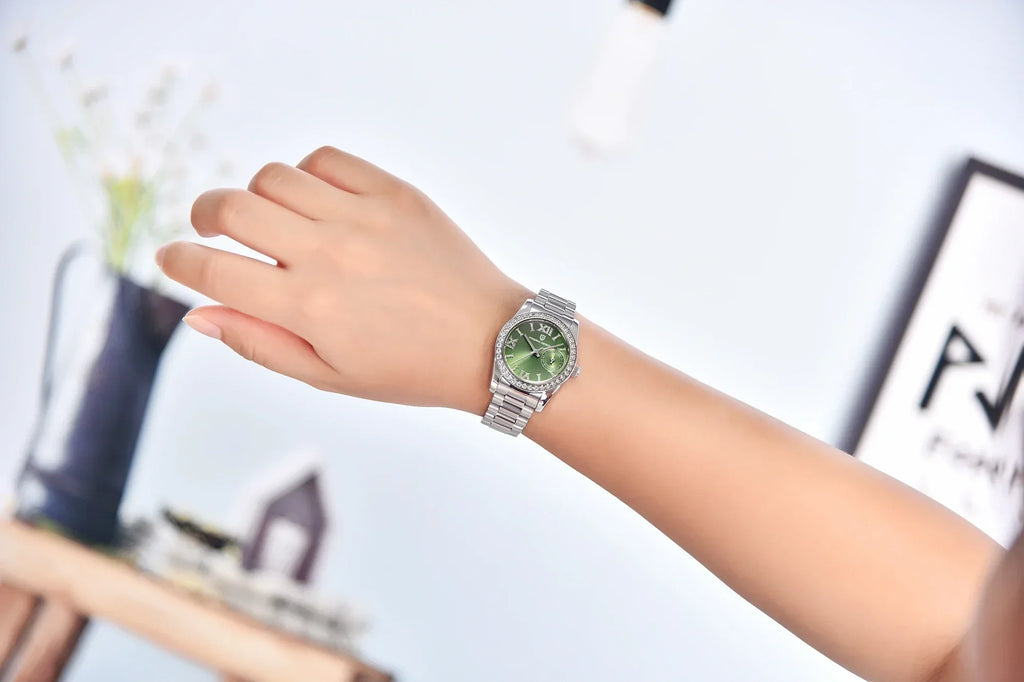 2025 New 32MM Women's Wristwatch Elegant Luxury Quartz Watch For Women Fashion Waterproof Watches Sapphire Clock