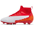 Black Men Soccer Shoes AG/FG Cleats Training Football Boots For Men High Ankle Sport Shoes Kids Adults Sneakers 35-45