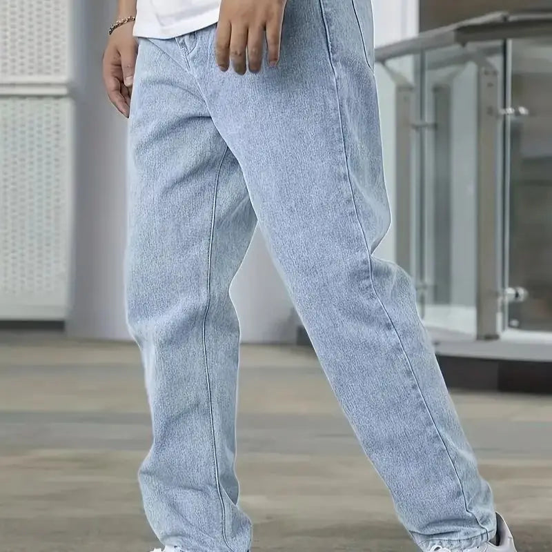 Men's Casual Fashion Jeans - Comfortable, Stylish, and Durable for Everyday Wear