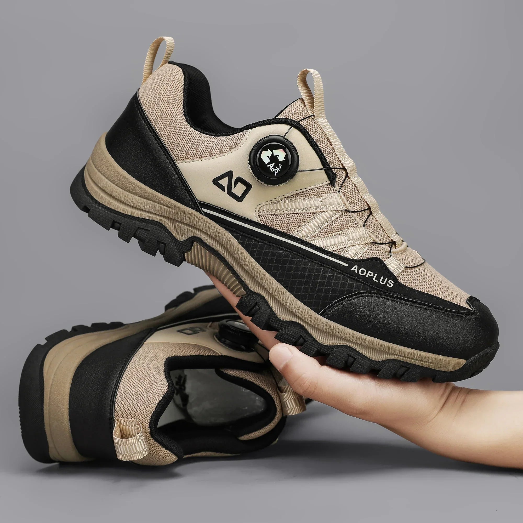 New Fashionable Hiking shoes, Outdoor Men's Walking shoes, Travel Hiking shoes - Comfortable and Breathable, Large size 10
