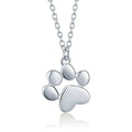 HOT SALE Gold Silver Cat Paw Necklace Dog Footprint Pendant Chain for Women Gift Cute Animal Jewelry SCN275