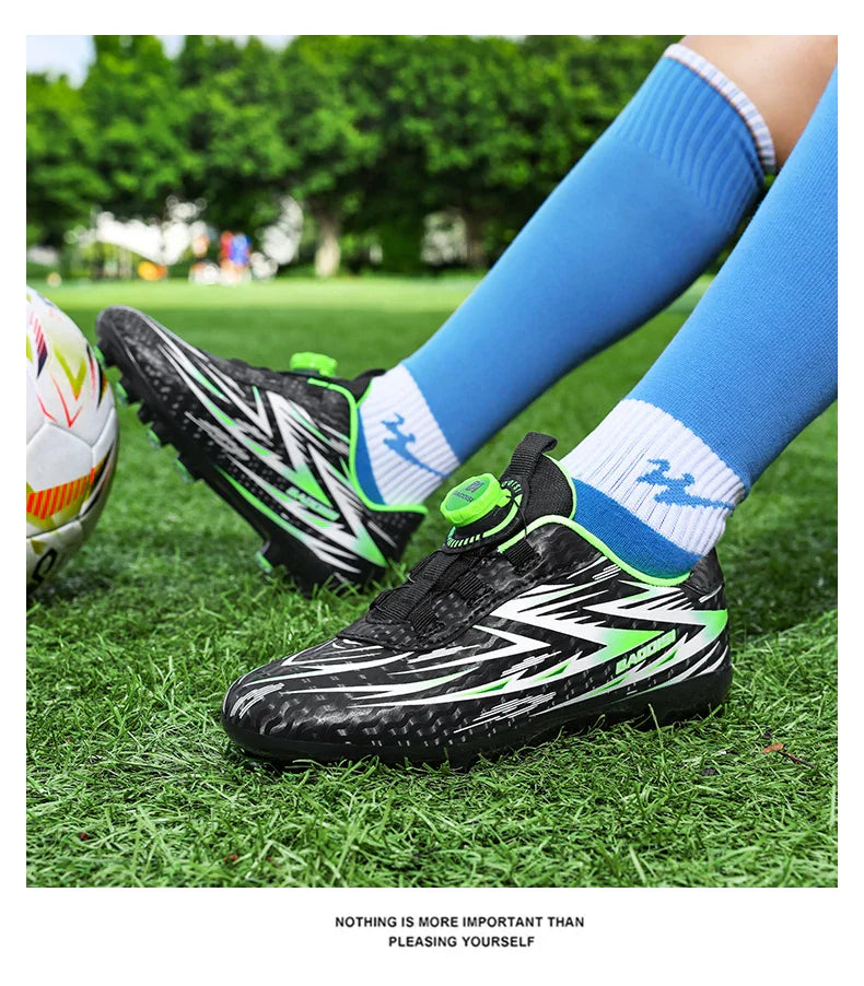Kids Soccer Shoes FG/TF Football Boots Professional Cleats Grass Training Sport Footwear Boys Outdoor Futsal Soocer Boots 28-39