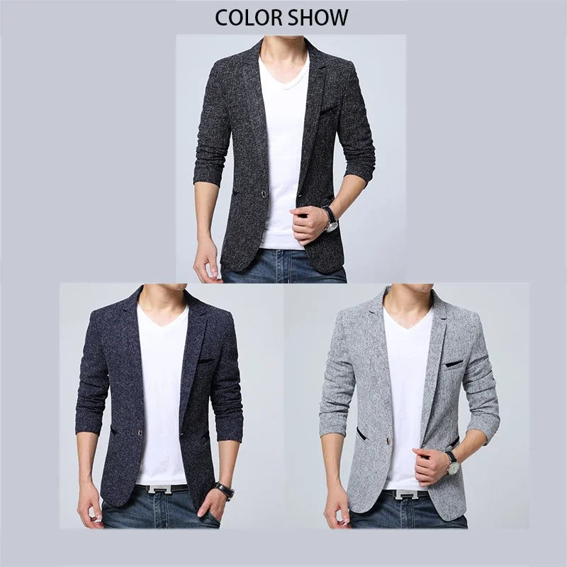 TFETTERS New Arrival Mens Blazer Jacket Suit Wedding Prom Party Slim Fit Smart Casual Suit Men Jacket Business Men Suit Jacket