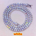 Premium Unisex Moissanite Tennis Necklace for Men Original 925 Sterling Silver Hip Hop Tennis Bracelets for Women