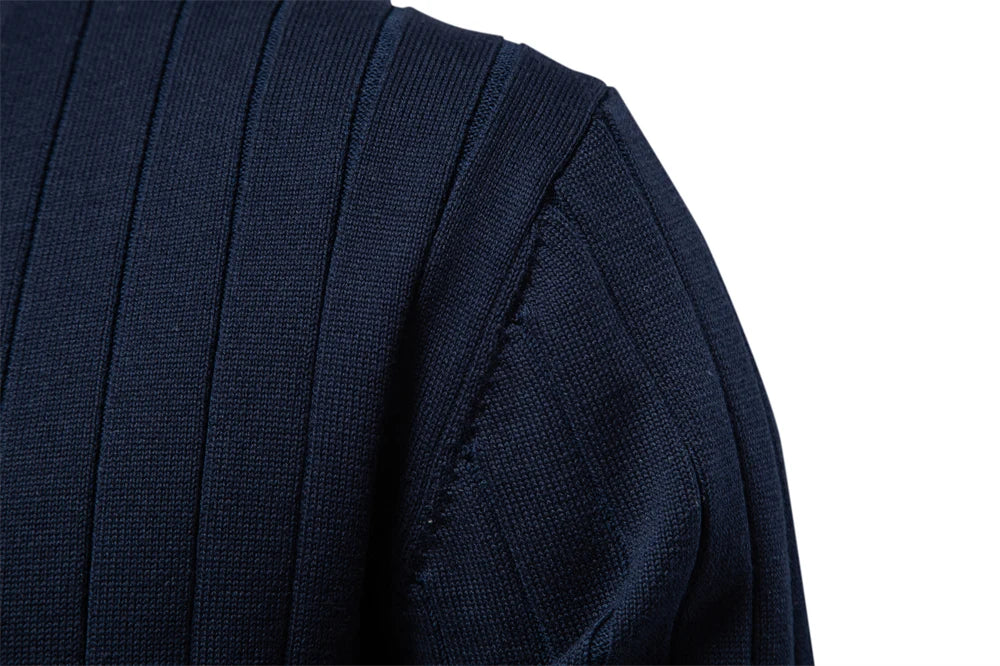 Brand Men's Cotton Cardigan Sweater V Neck Button-up Casual Youth Knit Sweaters for Men