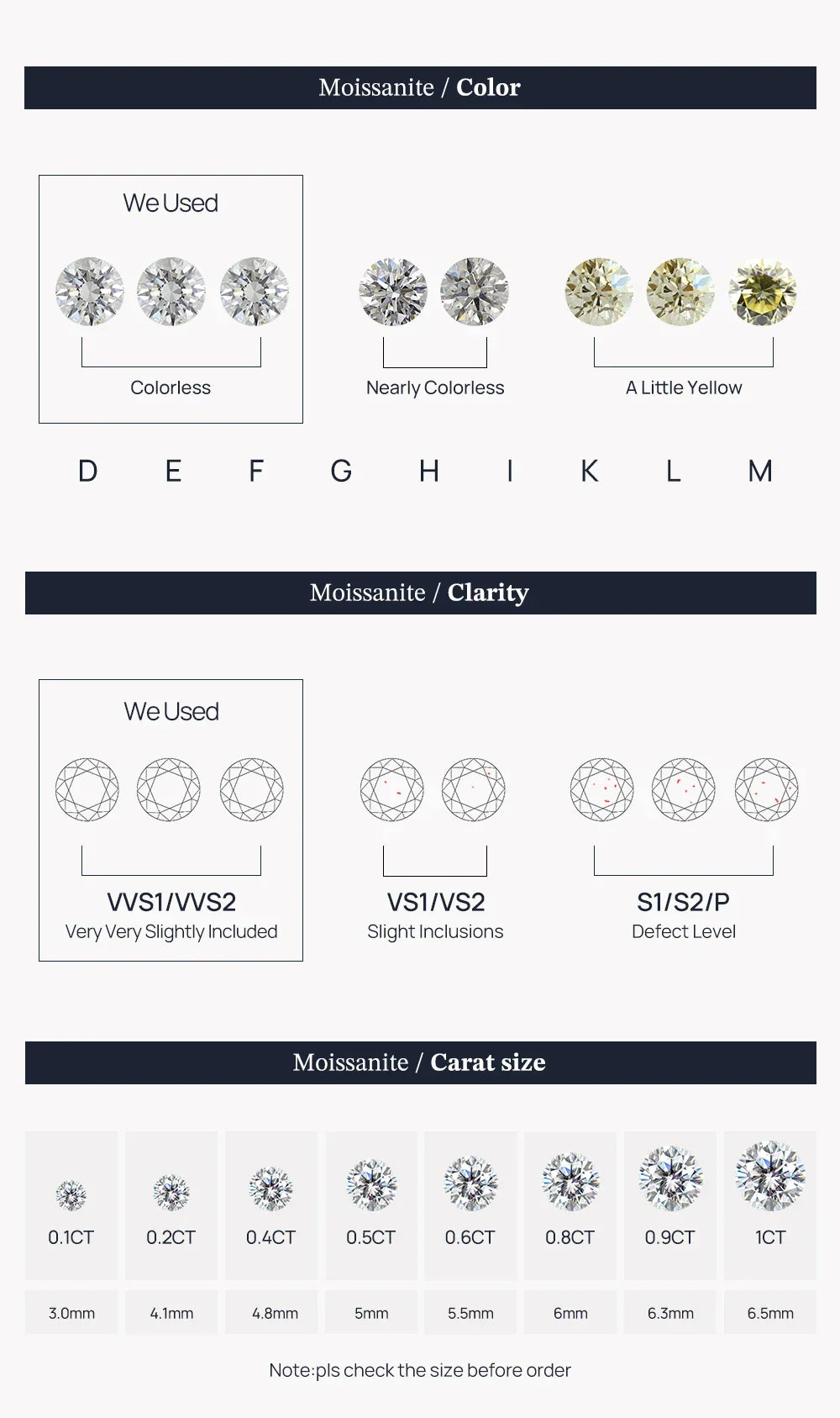 0.5-1.2 Carat D Color Moissanite Ear Stud Earrings For Women 925 Sterling Silver Sparkling Piercing Earring Fine Jewelry