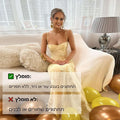 Women Maxi Backless Dress Sexy 3D Floral Embroidery Mermaid Gown Yellow Formal gala Prom Party Dress Long
