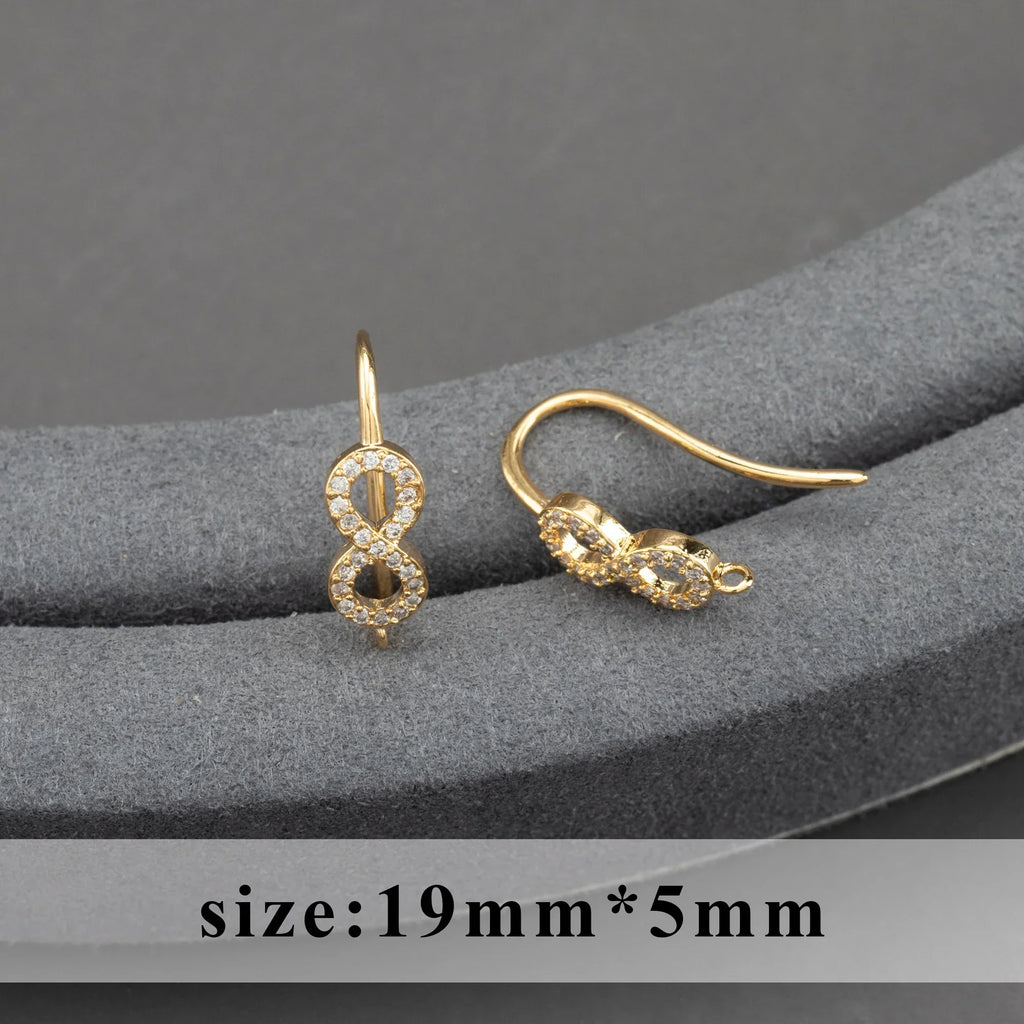 20pcs/lot M800 jewelry accessories,pass REACH,nickel free,18k gold plated,copper,connector,diy earrings,jewelry making