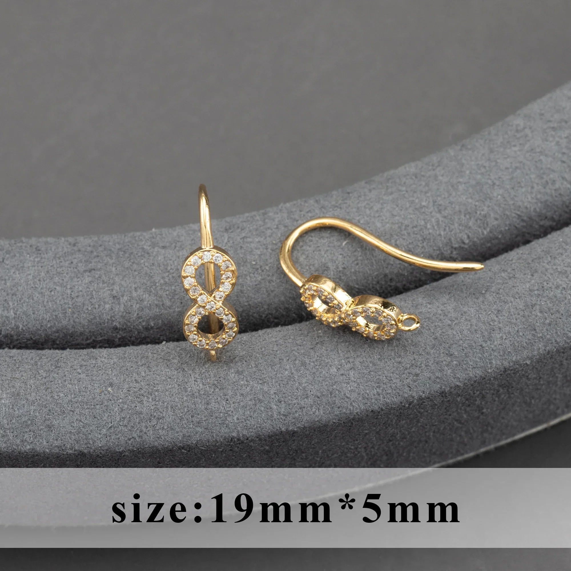 20pcs/lot M800 jewelry accessories,pass REACH,nickel free,18k gold plated,copper,connector,diy earrings,jewelry making