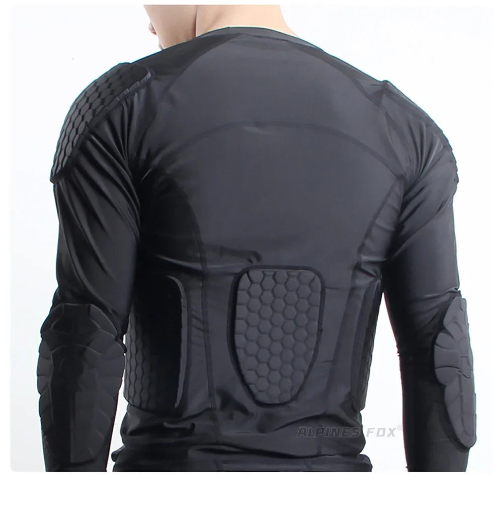 Motorcycle Full Body Armor Jacket Protective Moto Underwear Anti-collision Motorbike Riding Clothes Honeycomb Pad Motocross Tops