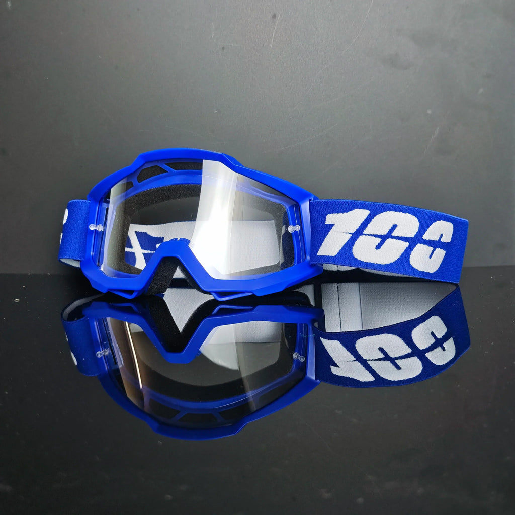 100 Motorcycle Goggles Cycling Glasses Outdoor Off-Road Ski Outdoor Sport MX ATV Dirt Bike Racing Motocross