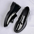 Men's Business Casual Leather Shoes – Genuine Leather, Black/Brown, EU Sizes 40–48