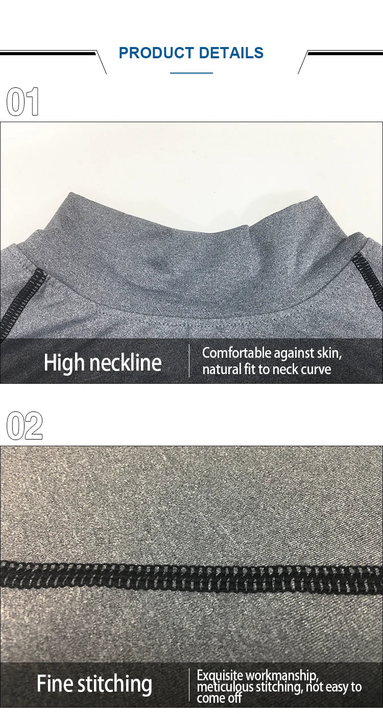 Men Sports Long Sleeve Blouse Shirt Athletic Top Training UPF 50+ UV Protection Rash Guard Black Male Swimming Cycling T-Shirt