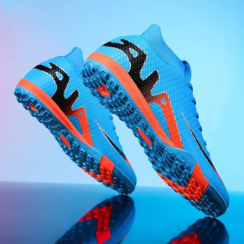 New Men Football Boots Grass Cleats High-top Non-Slip Soccer Shoes Futsal Sneakers High-quality Match Indoor Hot-selling Outdoor
