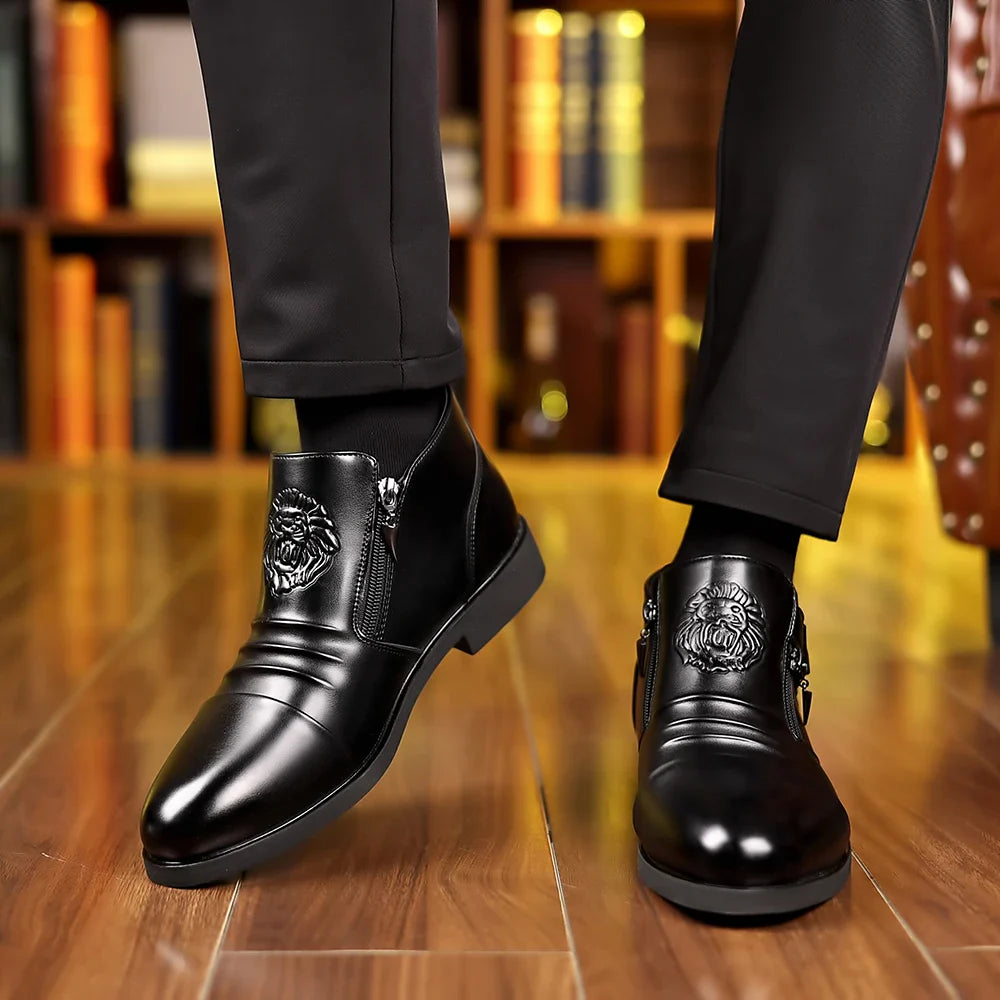 Men’s Lightweight Casual Chukka Ankle Boots – Breathable Lace-Up Walking Footwear