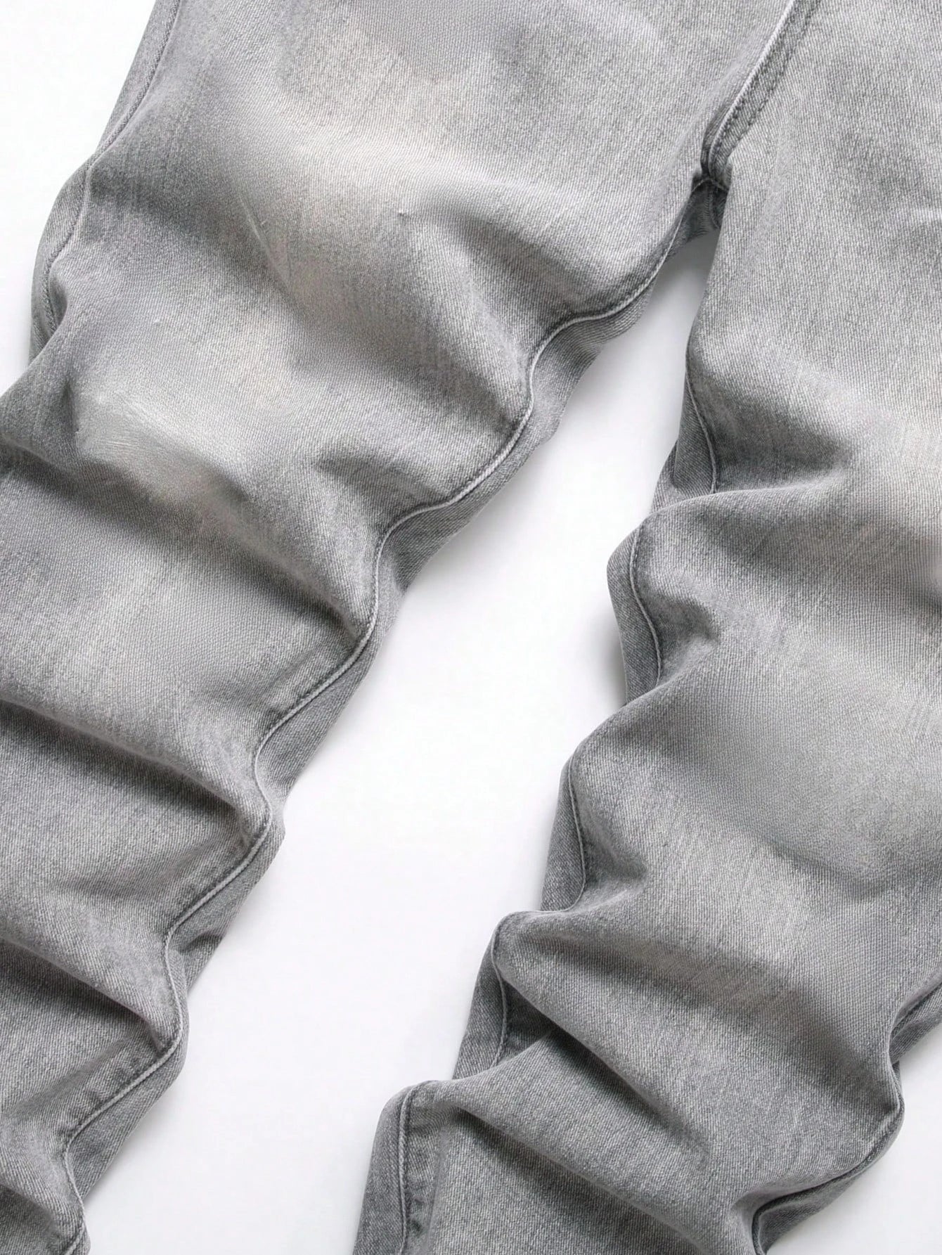 1pc Men's Slim Denim Pants, New Trend Party Street Style, Pocket Jeans, Suitable for Daily Wear for Couples in All Seasons