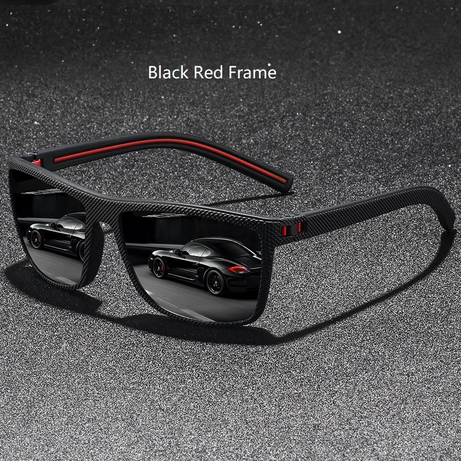Classic Vintage Check Pattern Square Sunglasses Men Women Fashion Fishing Driving Man Sun Glasses UV400 Retro Eyewear