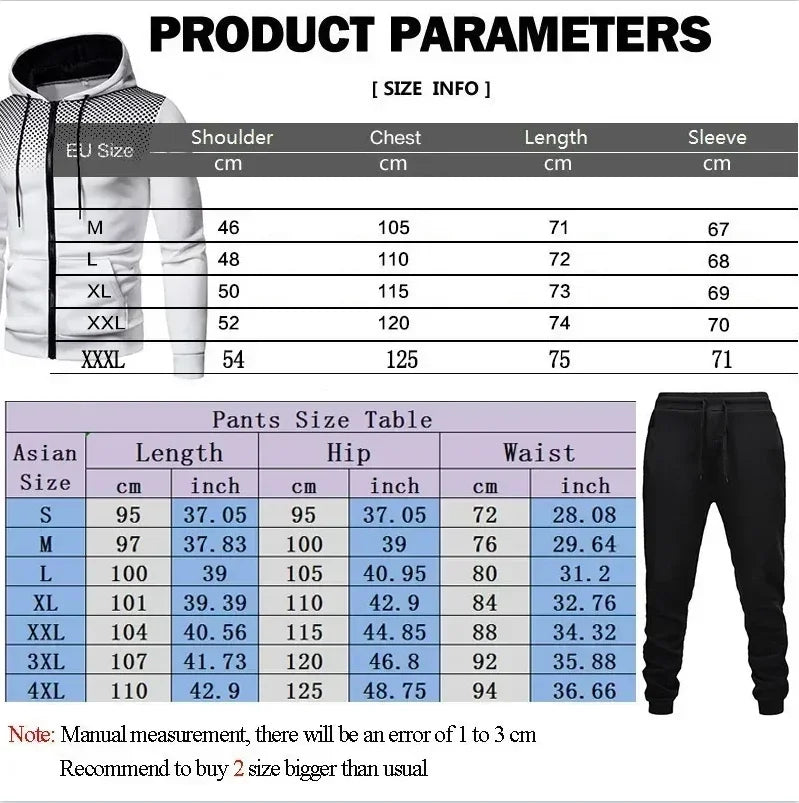 Men's Sets Hoodies+pants 2026 Spring Sport Suits Casual Sweatshirts Tracksuit Male Casual Sports Jacket Jogging Sportswear Suit