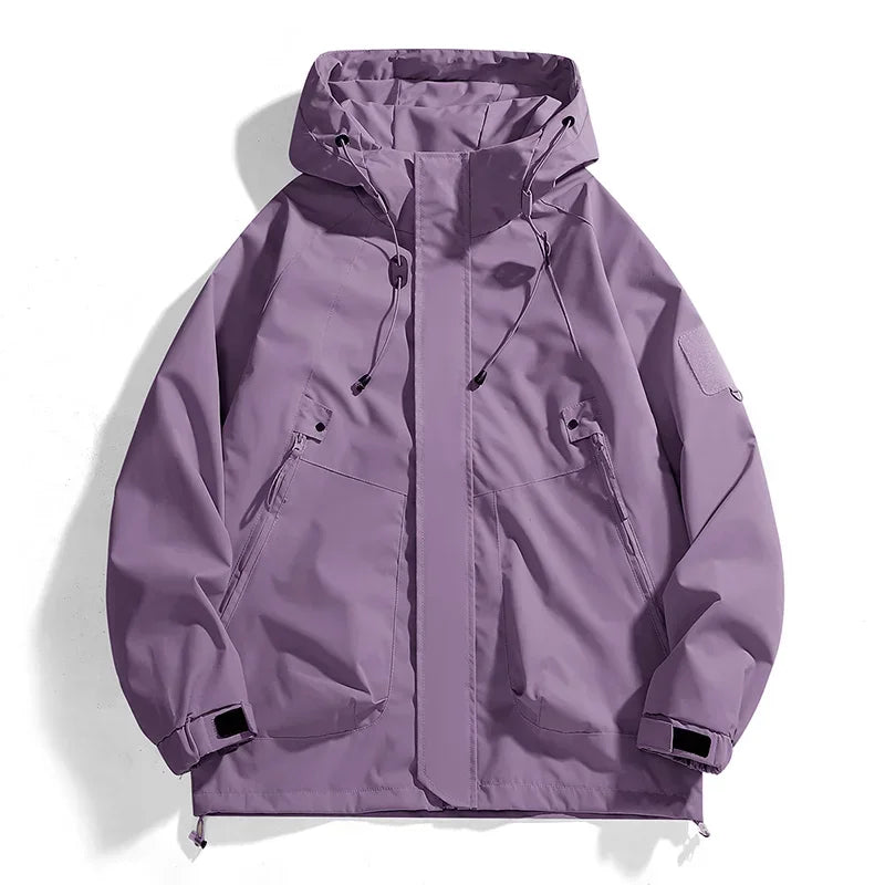 Unisex Waterproof Running Jacket Autumn Windproof Windbreaker Hiking Camping Trekking Outdoor Jackets Men Women Coats