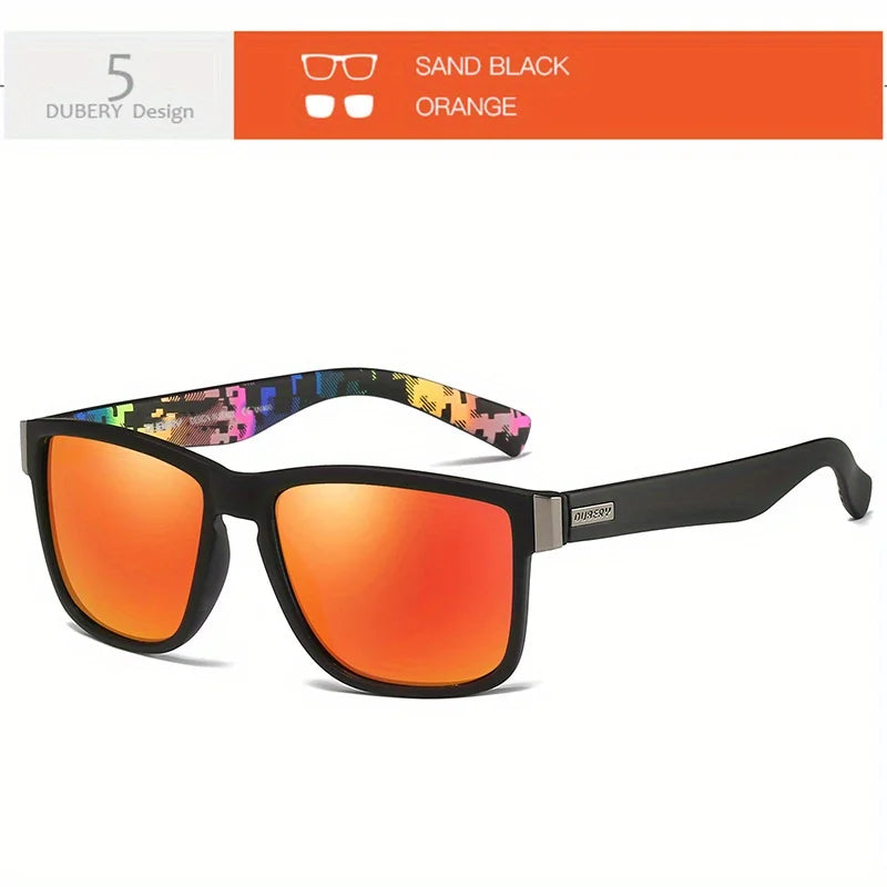 DUBERY Polarized UV400 Protection Sunglasses For Men And Women 15 Colors Model 518