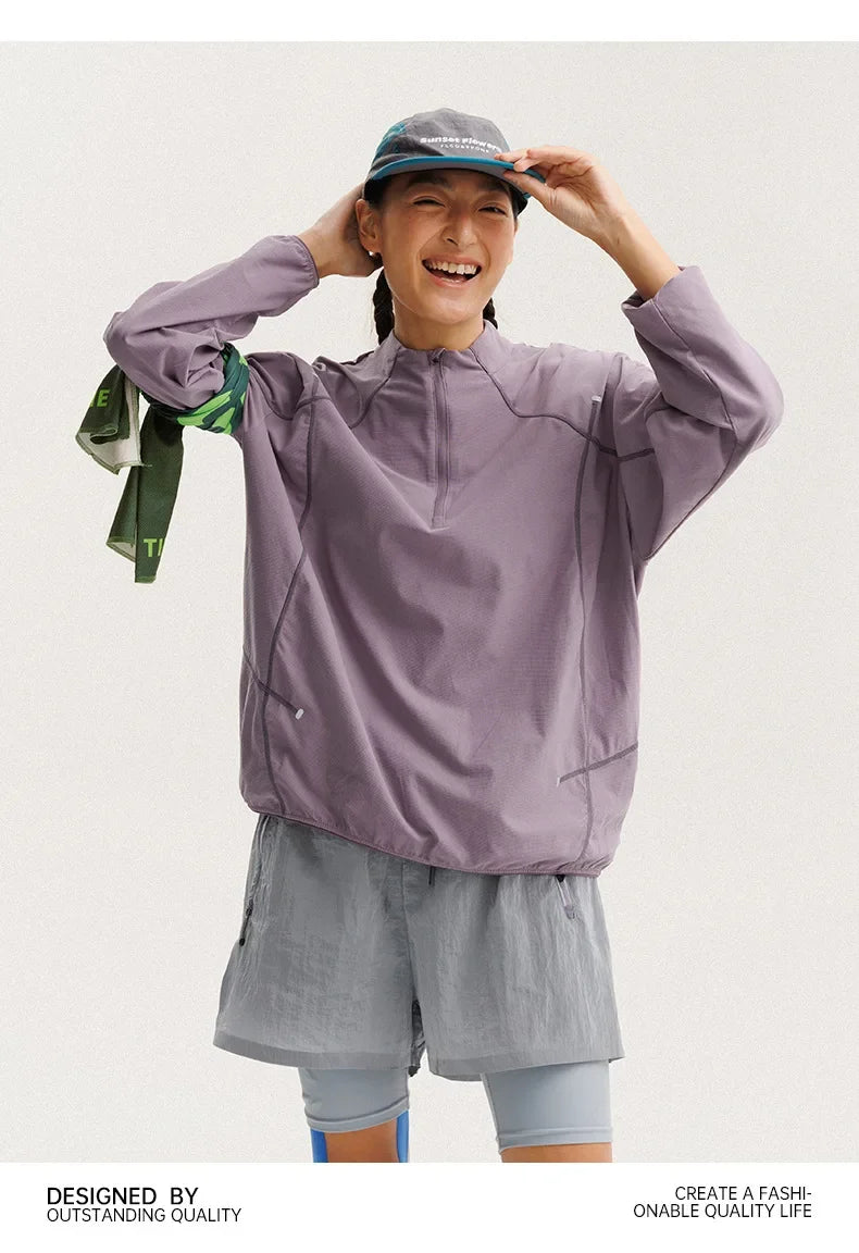 Outdoor Sports Lightweight Quick-Dry Long Sleeve T-shirt for Men & Women with UV Protection
