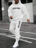 Men's sportswear - Hoodie and sports pants, loose-fitting style suitable for daily and sports wear swearshirts Tops