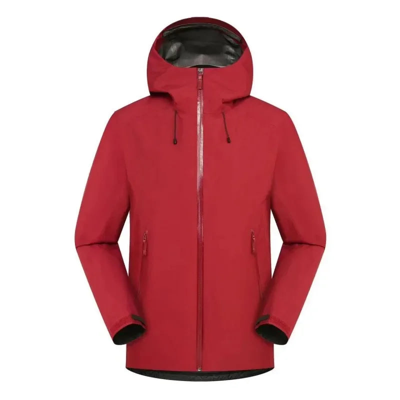 Beta Embroidery Logo Rain Jacket Sports Climbing Windproof Waterproof Three Layer Ski Camping Outdoor Mountain Unisex Coat