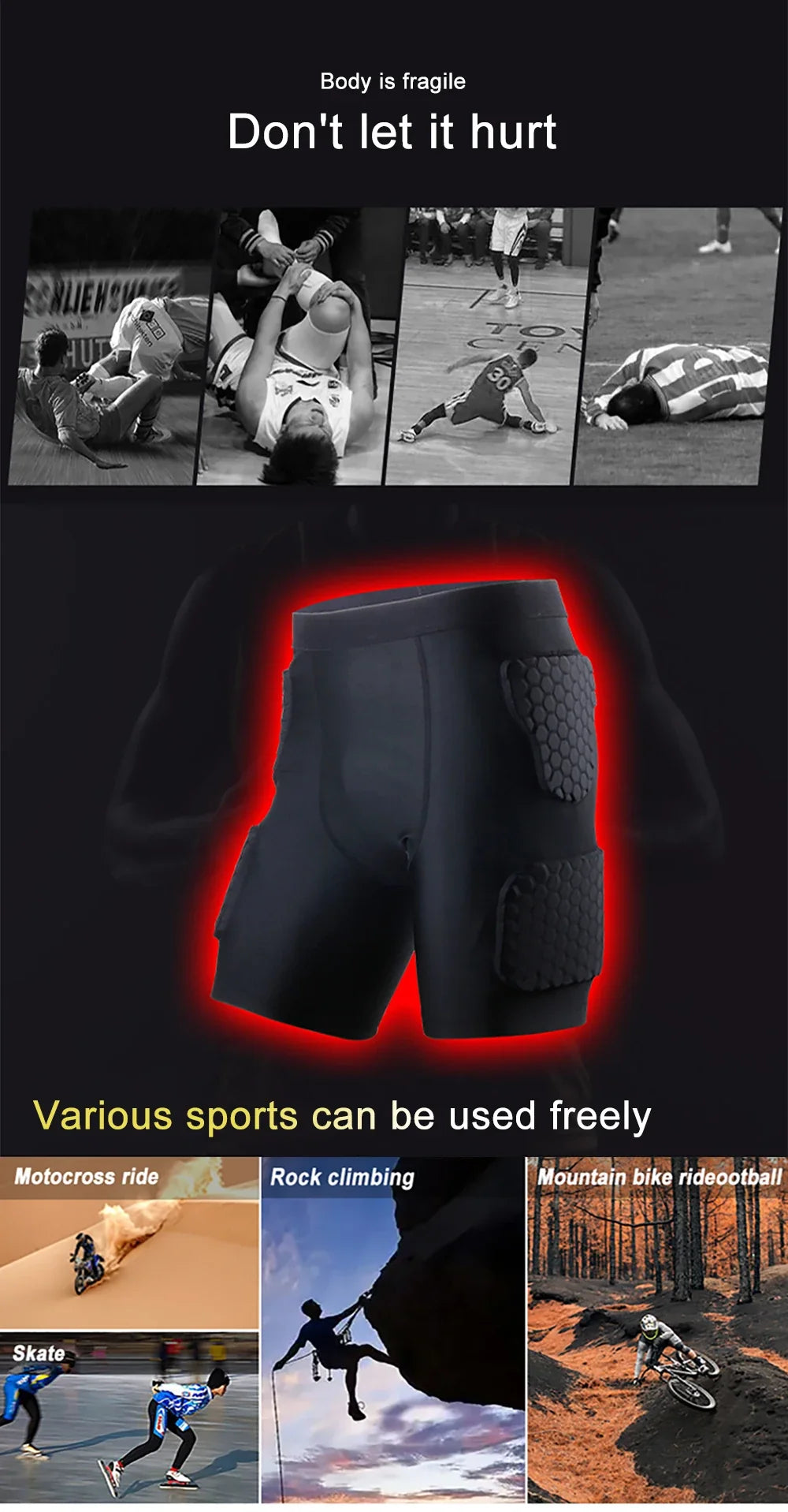 Motorcycle Full Body Armor Jacket Protective Moto Underwear Anti-collision Motorbike Riding Clothes Honeycomb Pad Motocross Tops