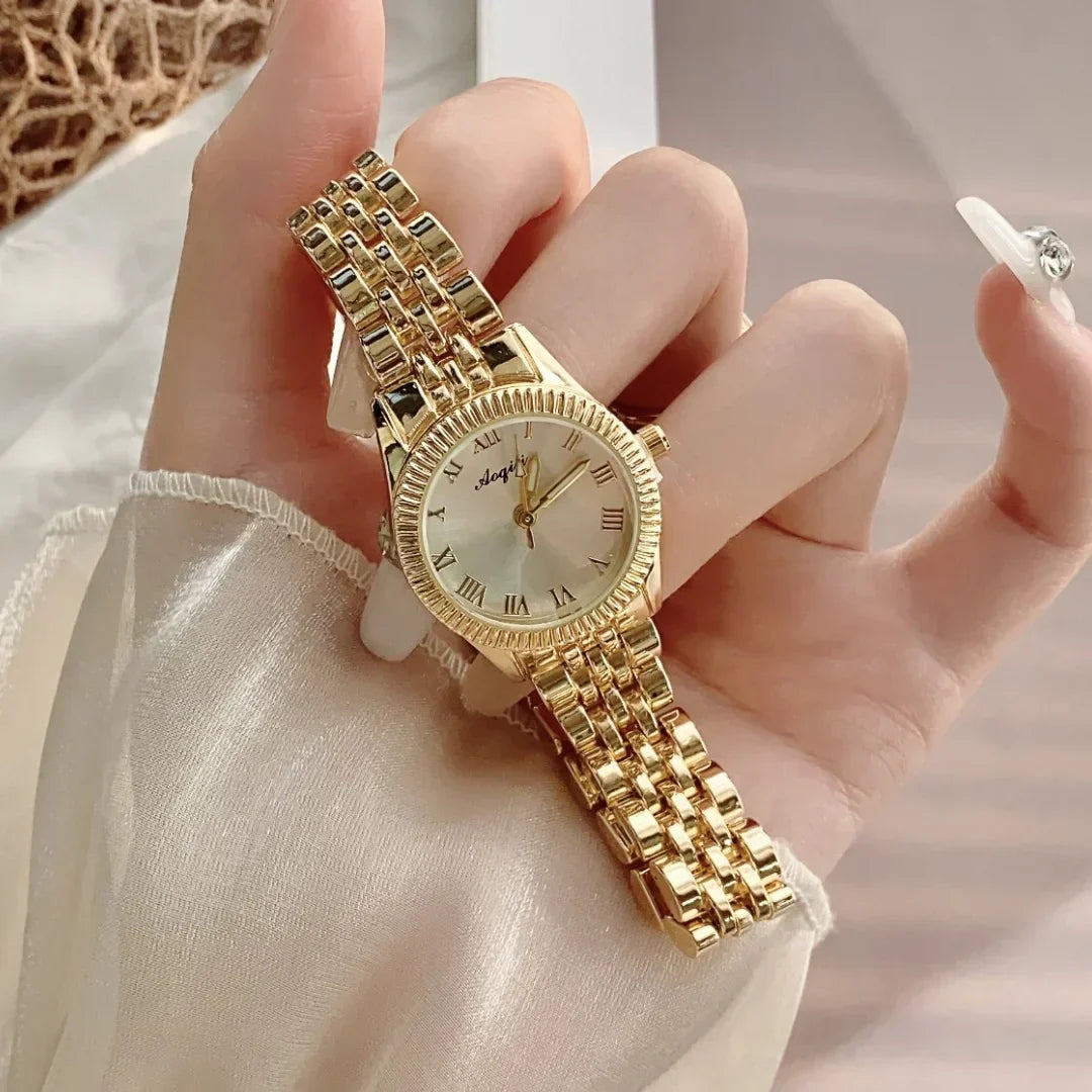 Gold Watch Women Watches Ladies Large dial Steel Women's Bracelet Watches Female Clock Relogio Feminino Montre Femme