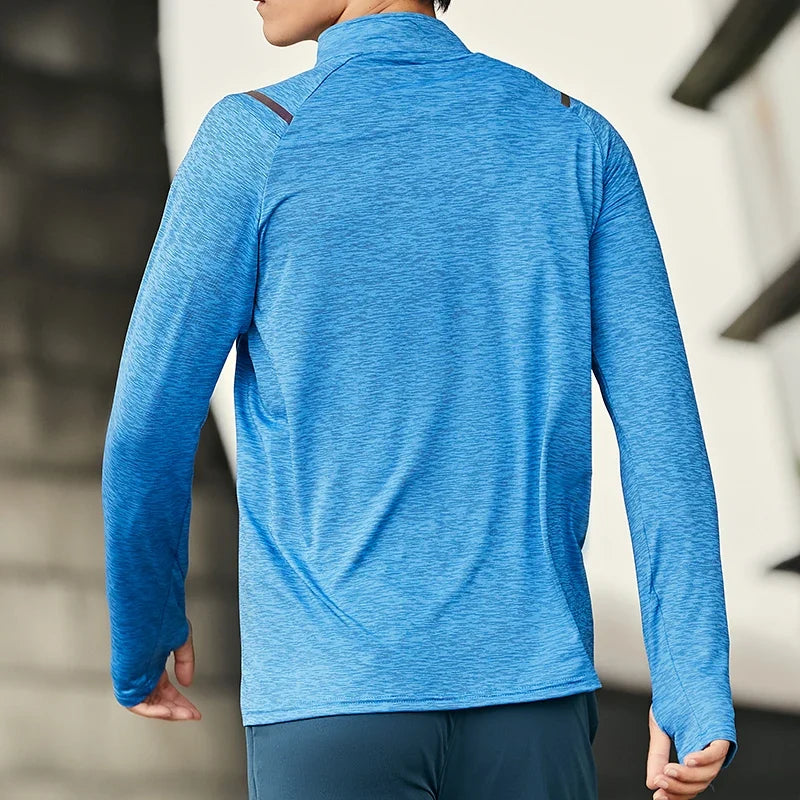 Autumn New Unisex Long Sleeve T-shirt Men Sweatshirt Fitness Shirt Tight Upperwear Anti-sweat Breathable Running Top ﻿