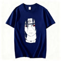Floral Print T-Shirt Soft Breathable Casual Comfortable Anime Naruto Uchiha Itachi Printed Men Women Pure Cotton Short Sleeve