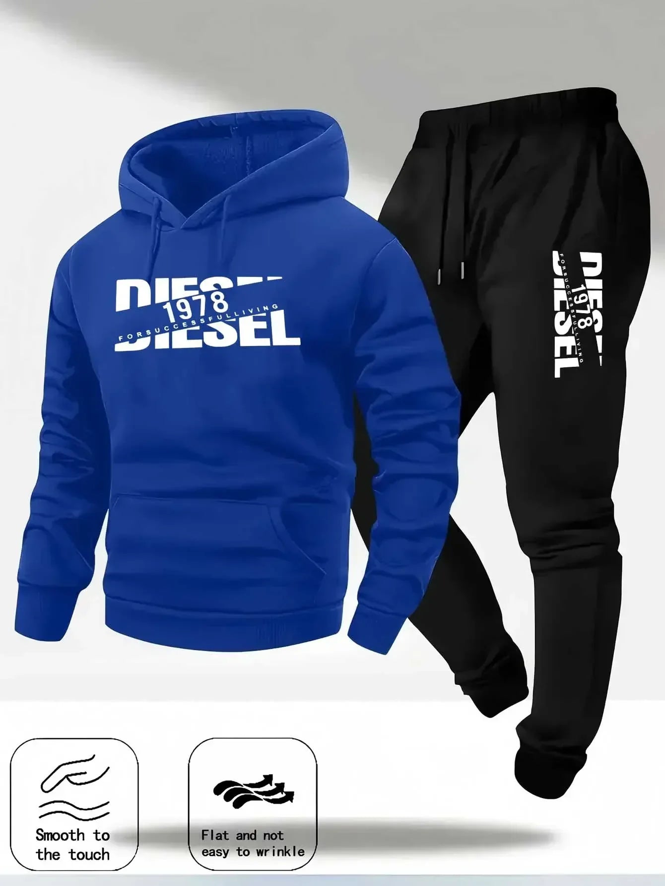 Autumn and winter new hooded sweatshirt sportswear fashion sports hooded sweatshirt casual sweatshirt and pants two in one