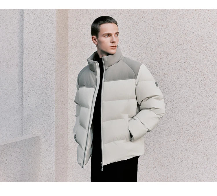 Unisex Puffer High Loft Down Stand Collar Warm Fit Waterproof Windproof Stain Resistant 2026 Couple Style Outerwear