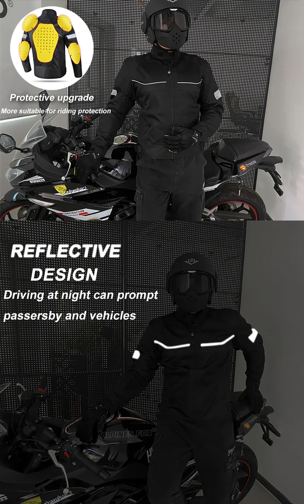 Summer Motorcycle Jacket Men's Motocross Jacket Motorcyclist Jacket Protective Gear Coat Racing Reflective Oxford Clothing M-5XL