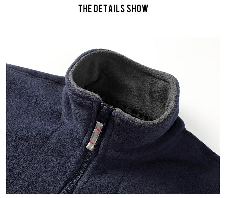 2025 New Outdoors Polar Fleece Jacket Men Winter Thermal Fleece Tactical Sport Coat Militar Softshell Hiking Outdoor Army Jacket