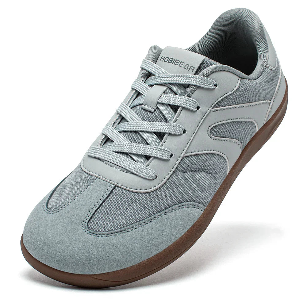 Barefoot Wide Toe Sneakers Unisex Zero Drop Minimalist Canvas Shoes Non Slip Lace Up Walking Sneaker