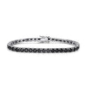 3/4/5mm Pass Diamond Test Moissanite Tennis Bracelets for Women Men Original 925 Sterling Silver Bangles with Certificate