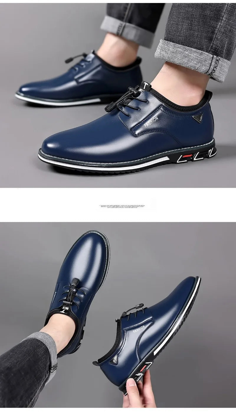 Oxfords Leather Shoes Men Luxury Big Size 50 51 52 53 Men Dress Shoes Business Party Wedding Office Work Shoe 2026 Men Loafers