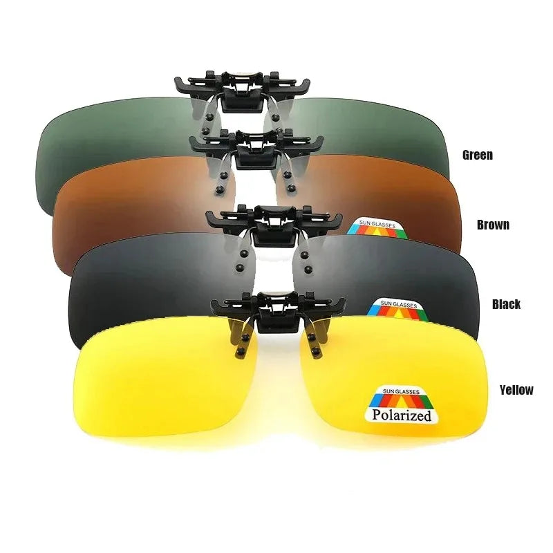 Sunglasses Myopia Glasses Clip Driver Fishing Night Vision Myopia Clipon Sun Shading Eyeglasses