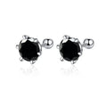 0.5-2ct Moissanite Screw Stud Earrings D Color 925 Sterling Silver Diamond Earrings For Women Wedding Fine Jewelry