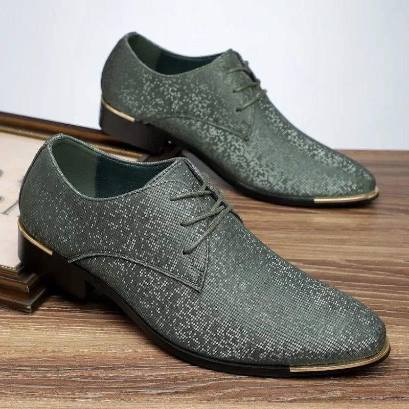 Men's Business Formal Leather Shoes – Black, Brown | Adult Sizes 40–48