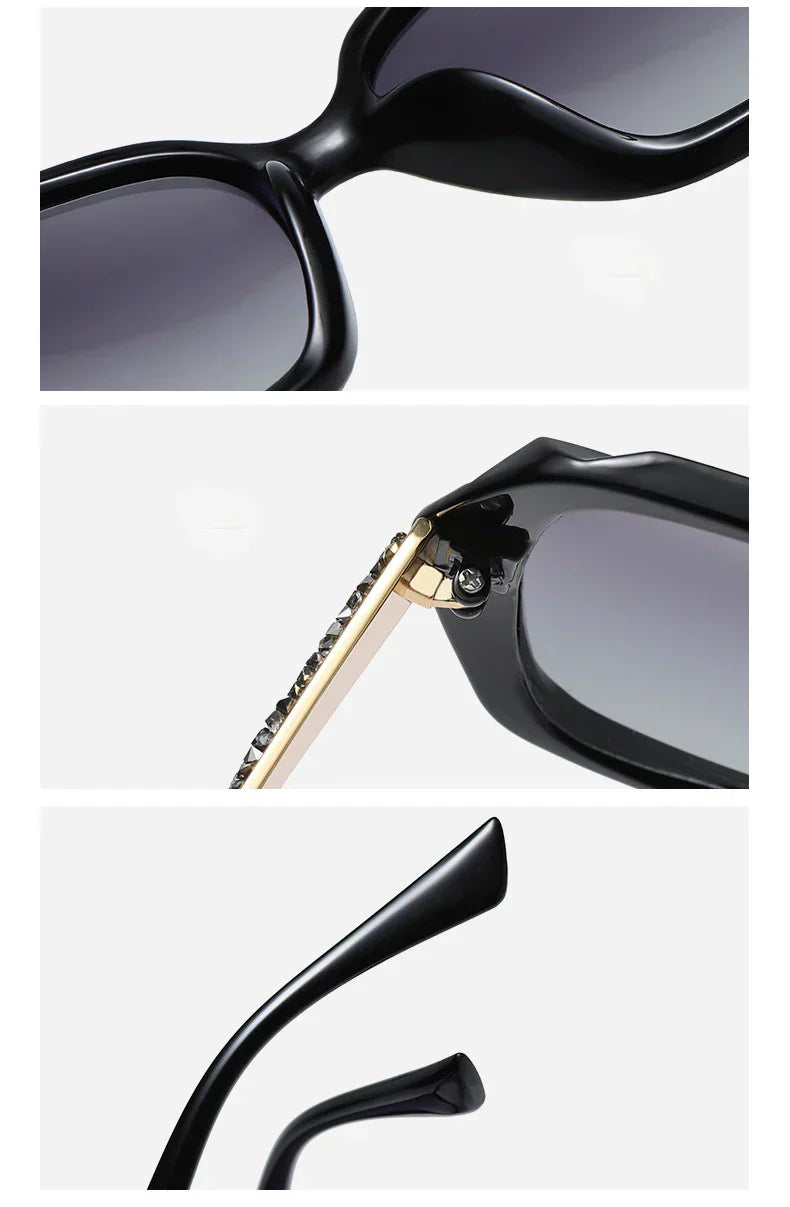 New 2022 big box polarized sunglasses han edition tide female uv web celebrity sunglasses driving round glasses female