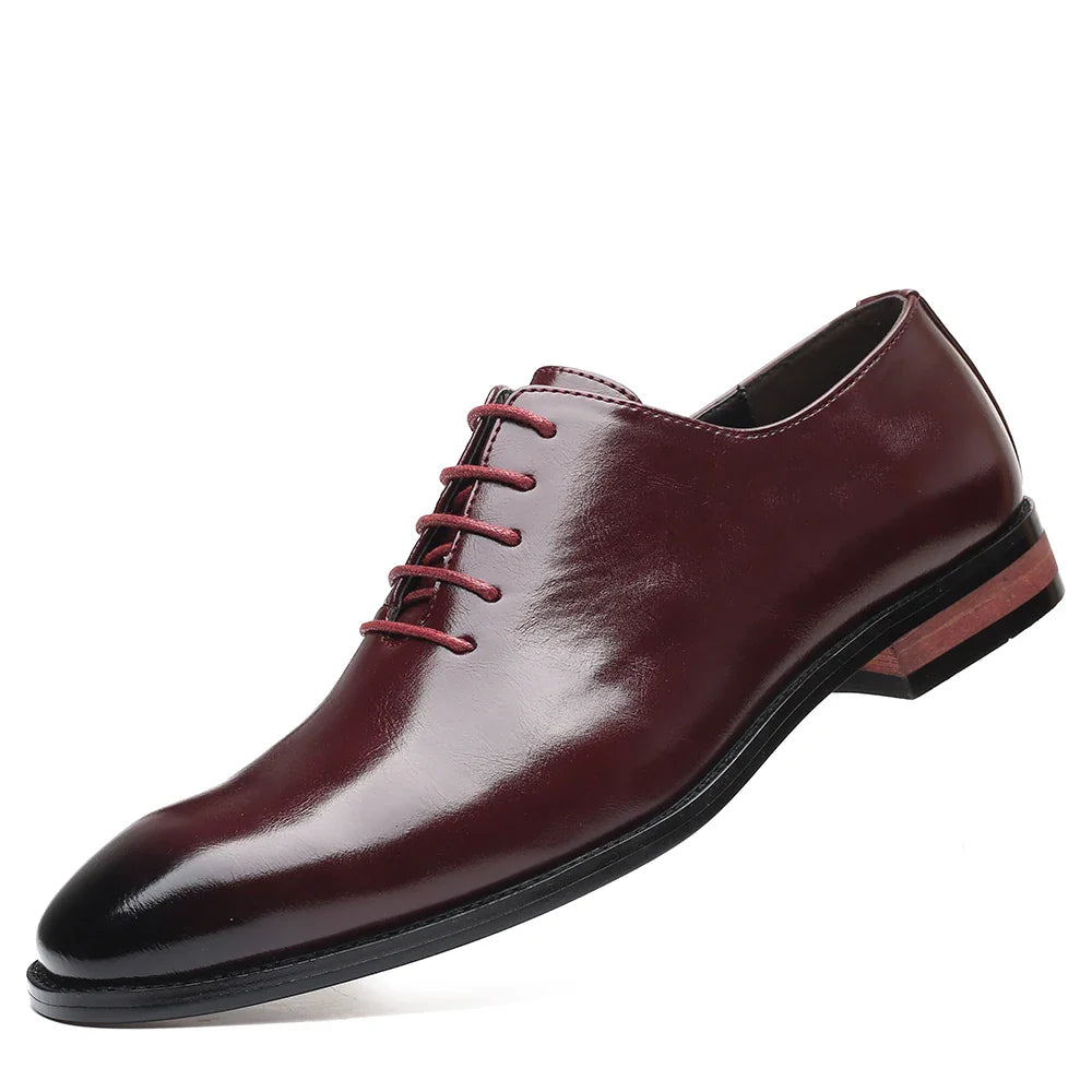 Fashion Business Dress Men Shoes Classic Leather Men's Formal Shoes Comfortable Slip On Dress Shoes Men Oxfords Size 47 48