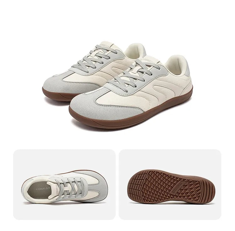 Barefoot Wide Toe Sneakers Unisex Zero Drop Minimalist Canvas Shoes Non Slip Lace Up Walking Sneaker