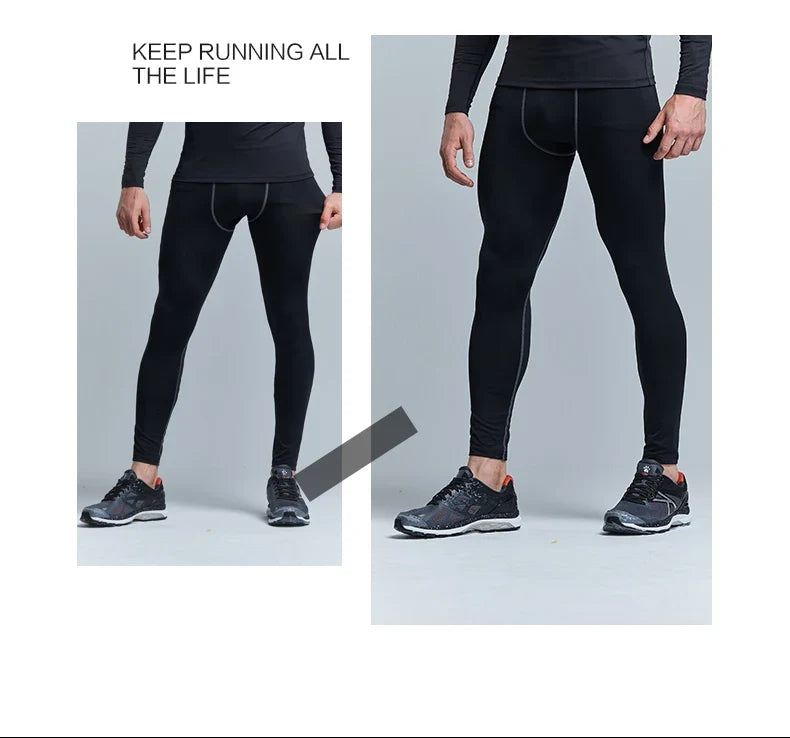 Men's Running T-shirts Compression Shirts Bodybuilding Sports Tights Long Sleeves Exercise Workout Fitness 3891113